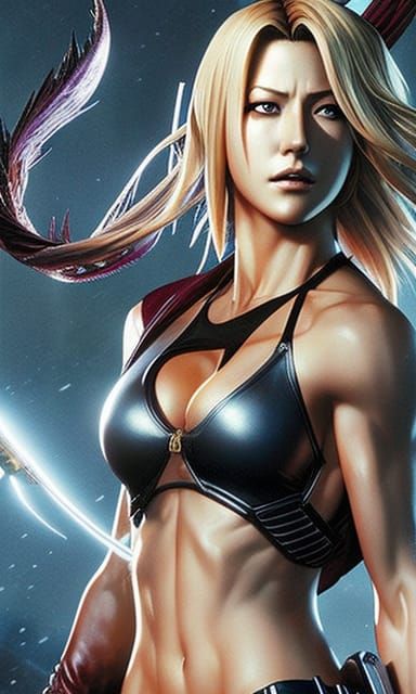 Detailed Movie Poster of Woman in Art Nouveau Style