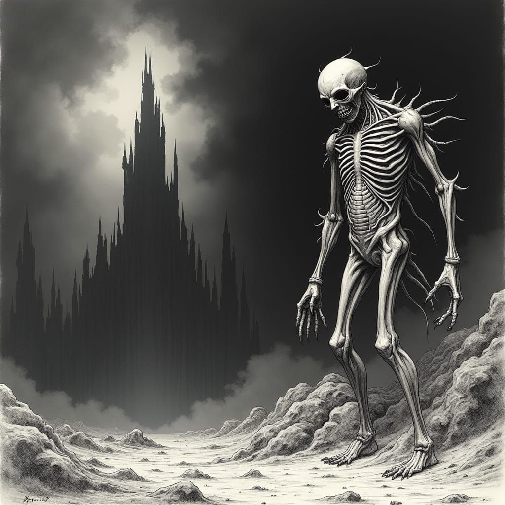 Disturbing Figure Emerges from Shadows as Junji Ito Illustra...