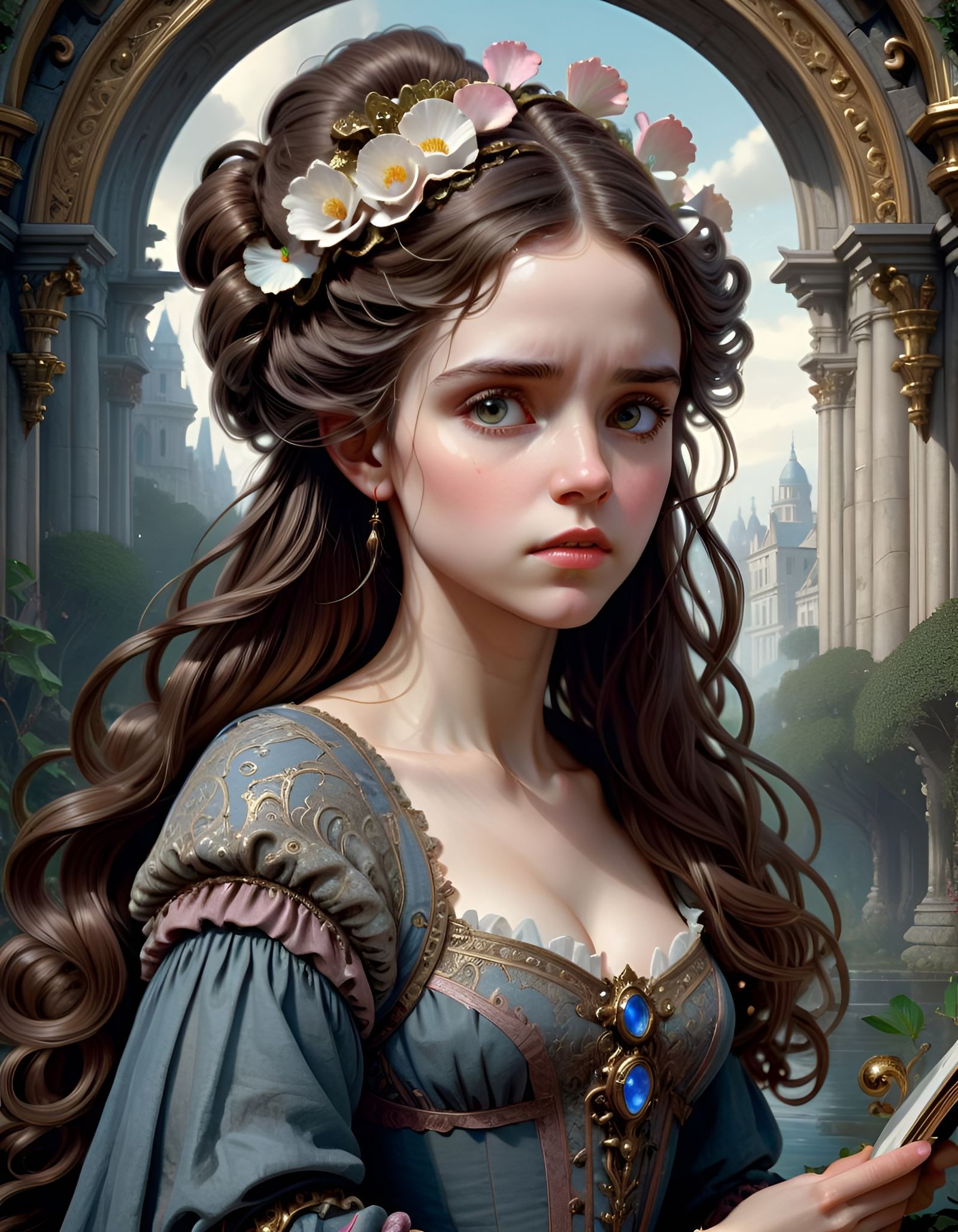 Intricate Dream Portrait in Rococo Style