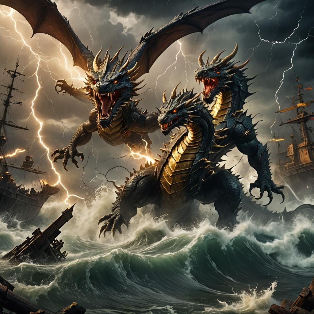 Lightning Dragon in World War 2 Battle