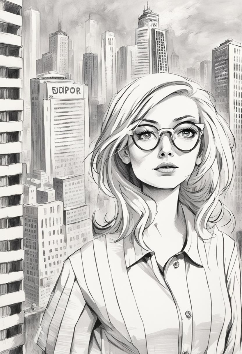 Retro Futuristic Scene of Escape from Tsunami