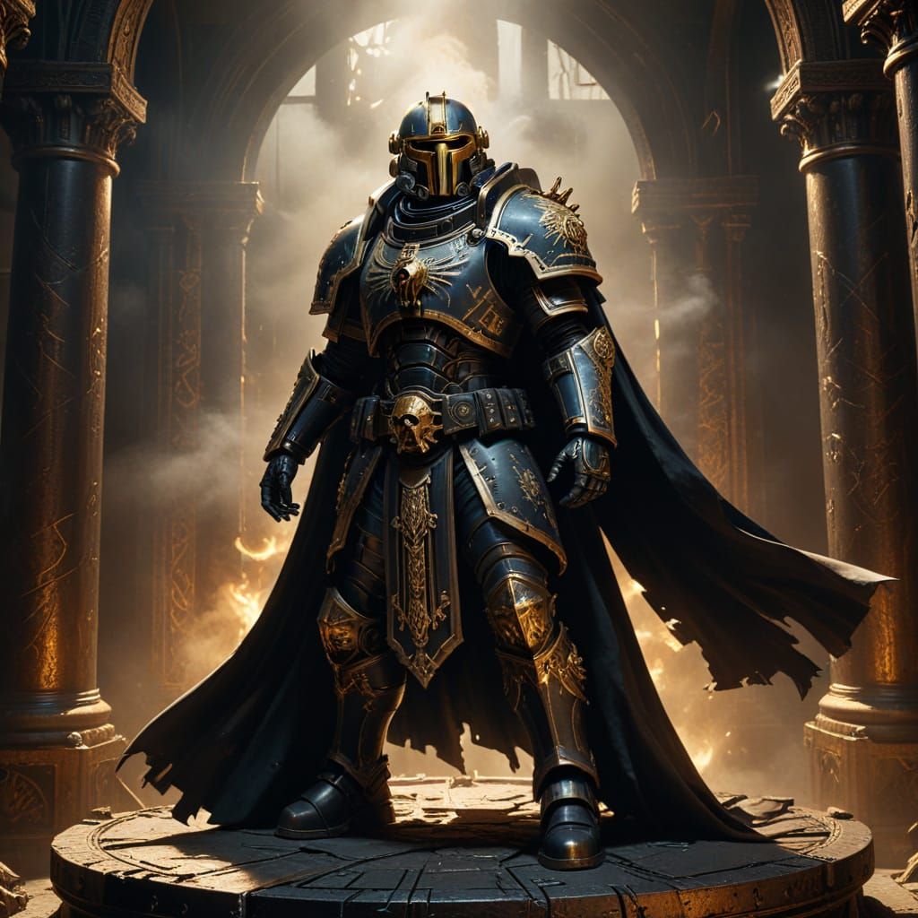 Astartes in Gothic Sci-Fi Armor