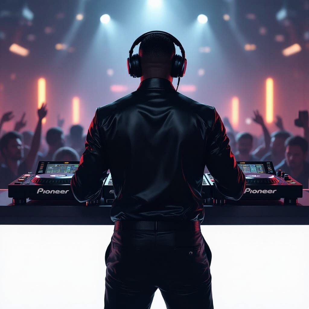 DJ Performance Inspired by Pixar and Syd Mead