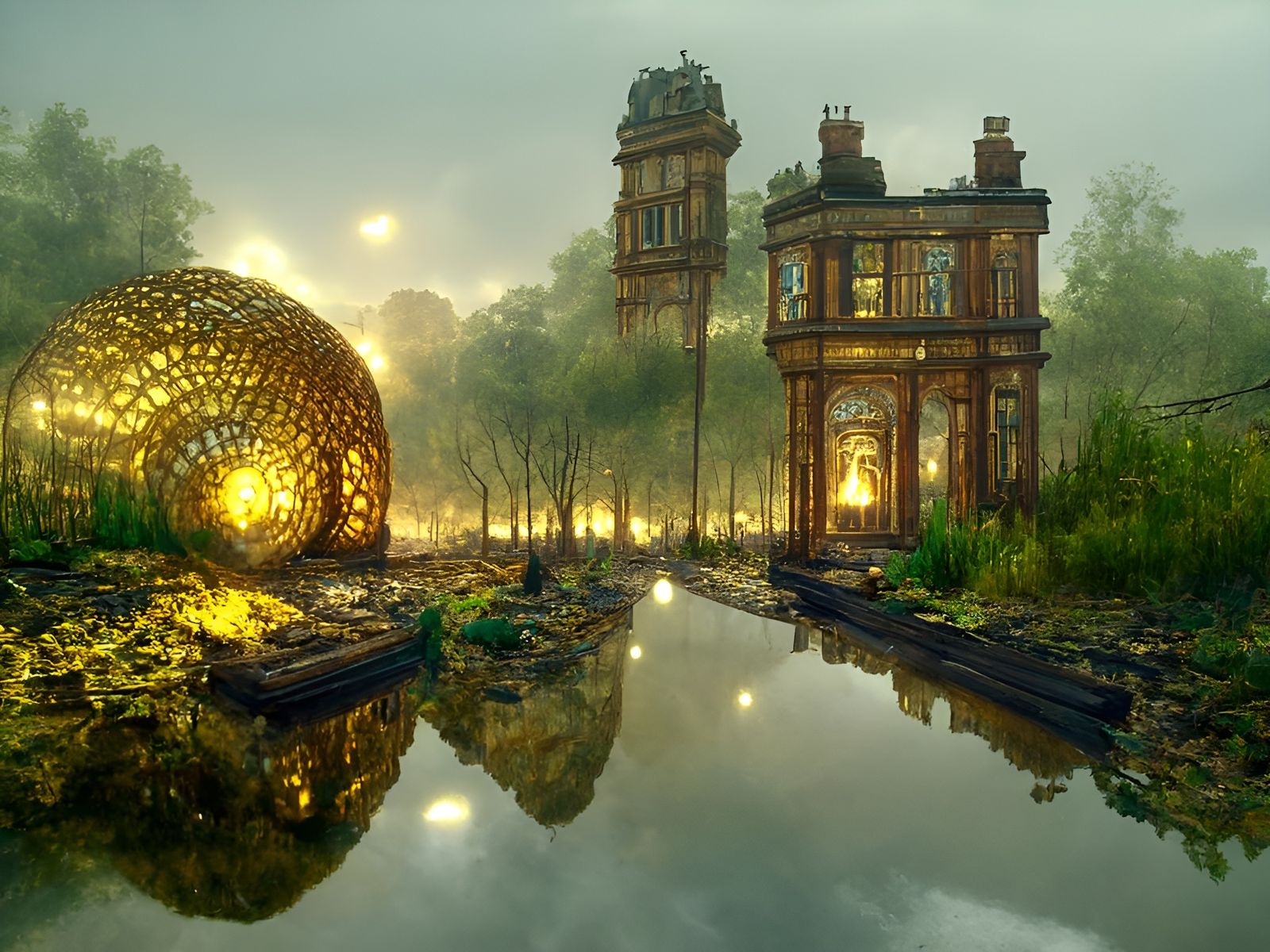 Conceptual Art Inspired by Grimshaw, Madgwick, and Pashgian