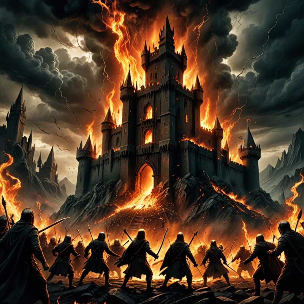 Epic Fantasy Battle: Lord of the Rings vs Flies