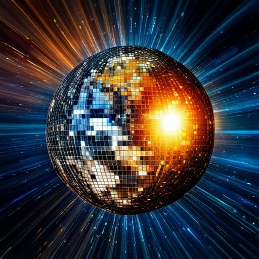 Dazzling Alien Disco Ball with Quantum Entanglement