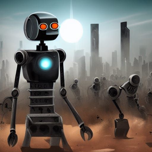 Robot Apocalypse Generated by AI