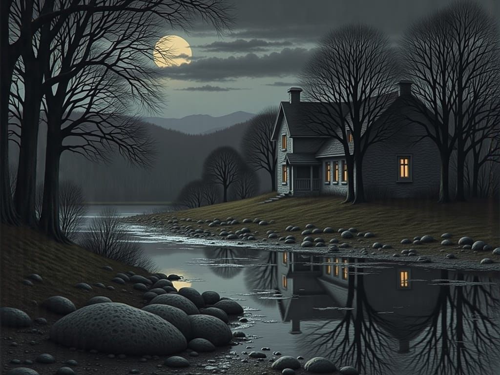 New Morning Arises in Intricate Landscape Art