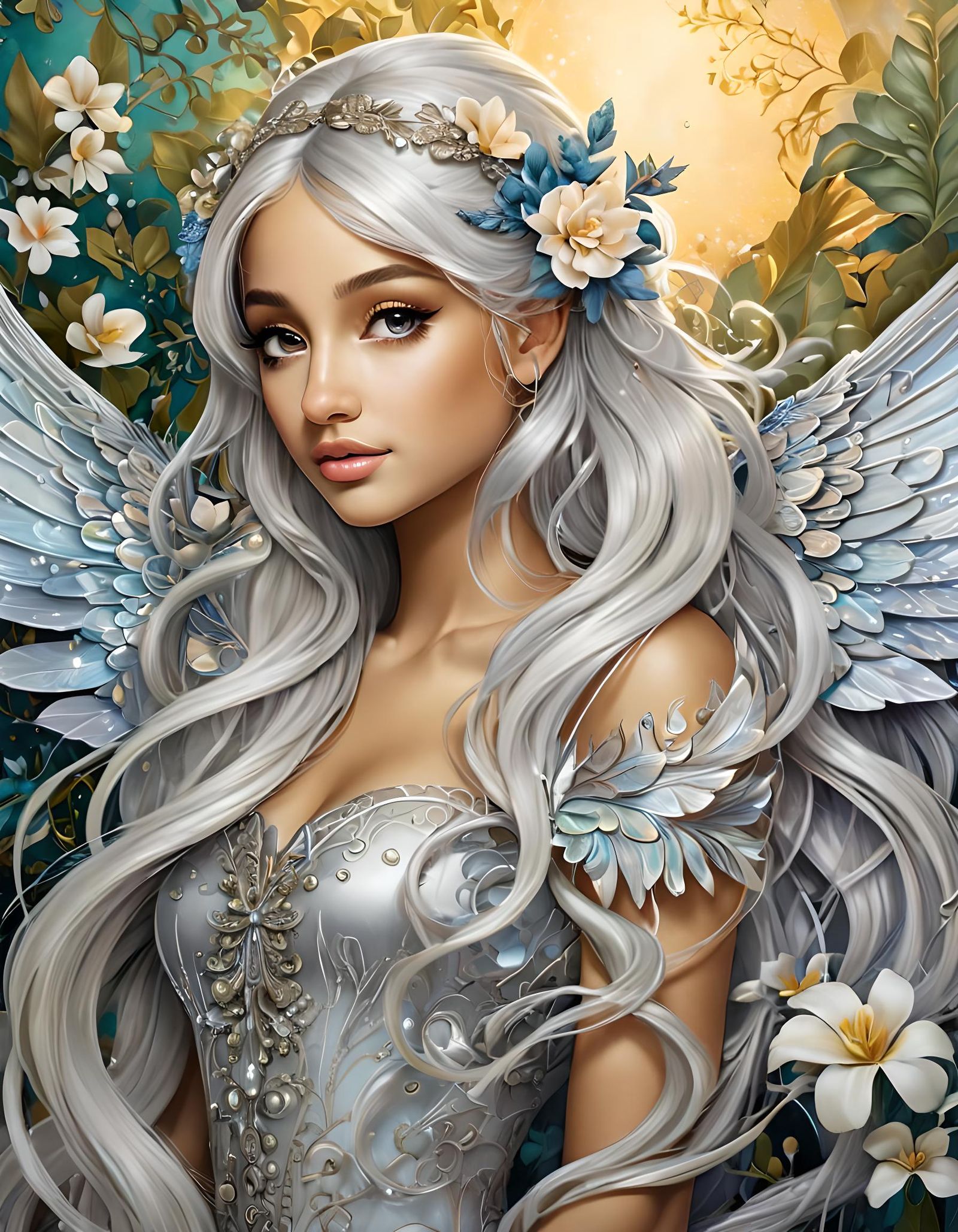 Ariana Grande as an Angel