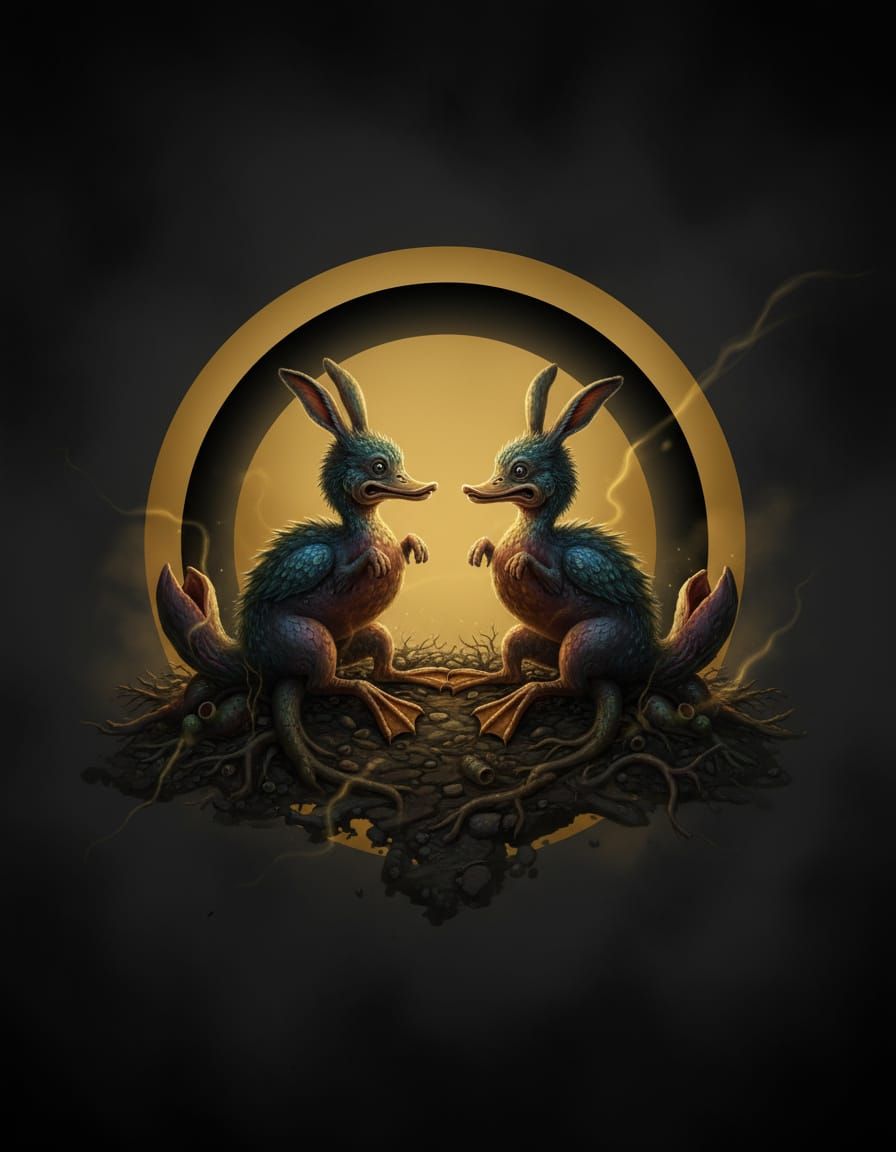 Mr and Mrs Dragonfishduck Become Hydnora Hares