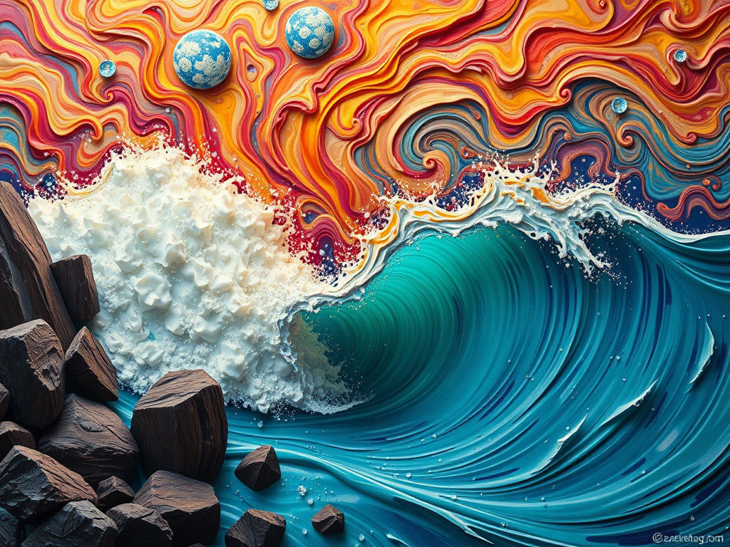 Surreal Dreamland Scene in Unity 3D Style