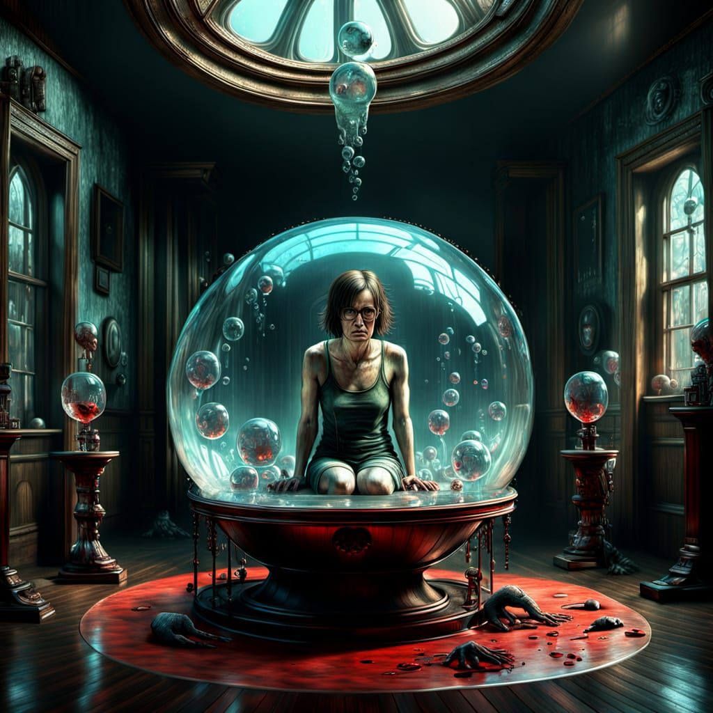 Joyful Scene Hides a Dark Secret: A Lonely, Bloodied Figure ...