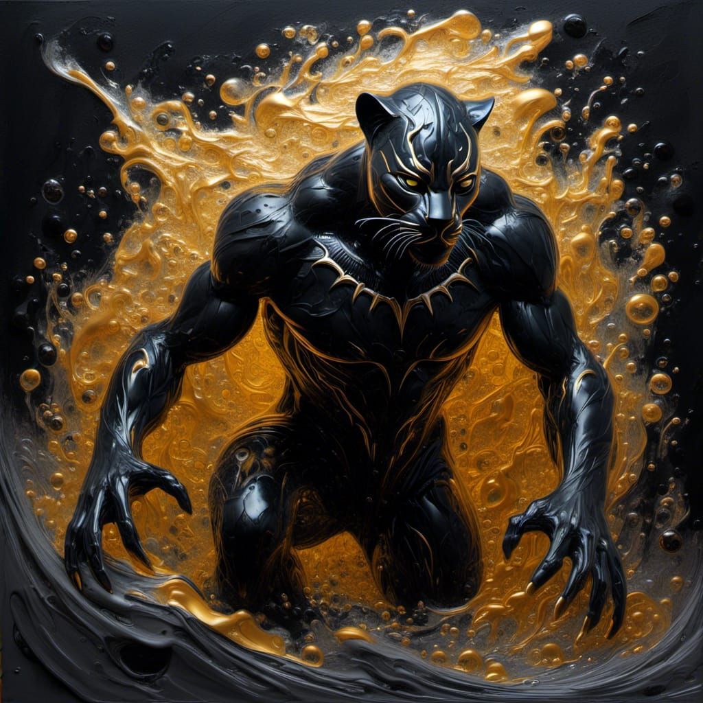 Humanoid panther
