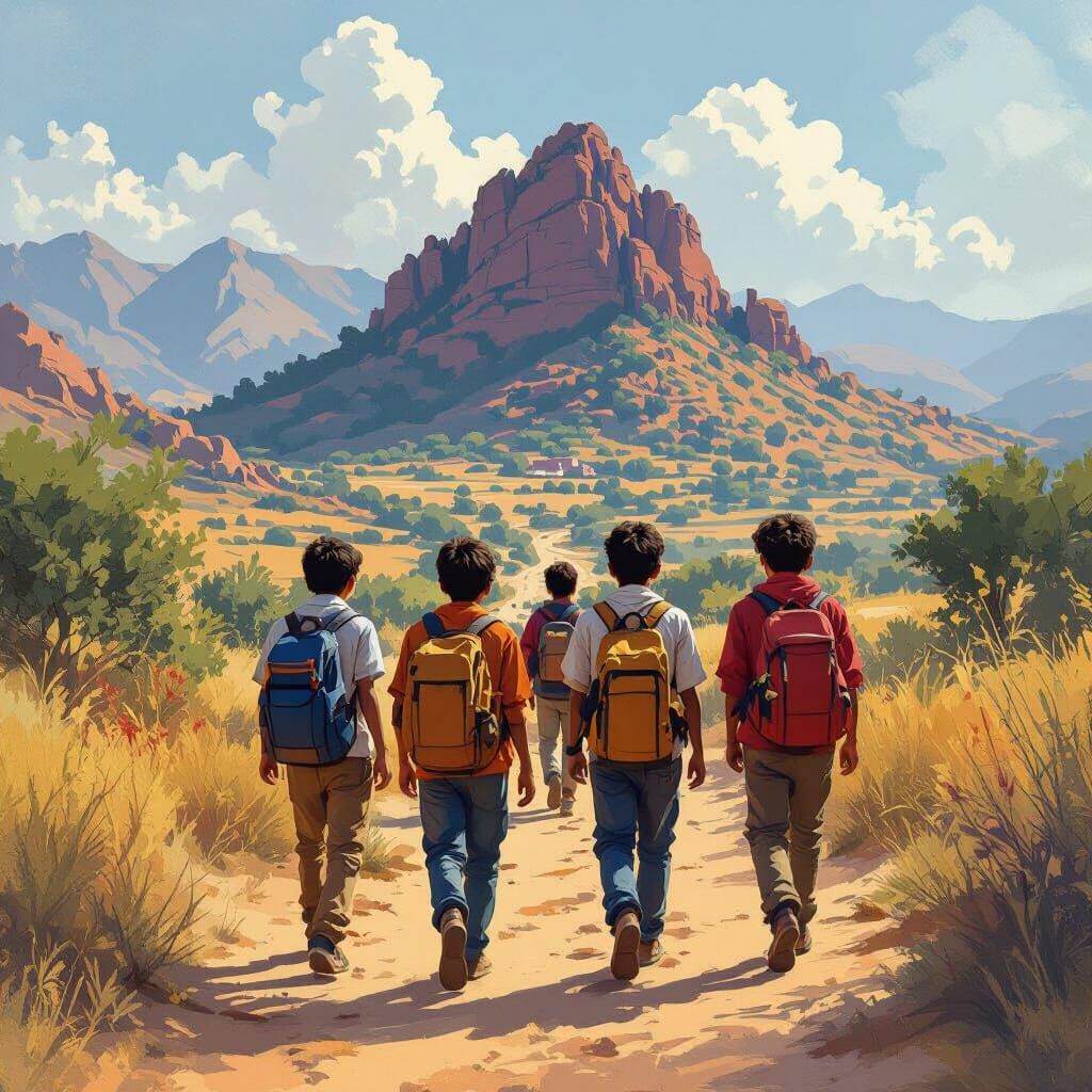 Boys' Trip to Girnar: Scenic Outdoor Adventure