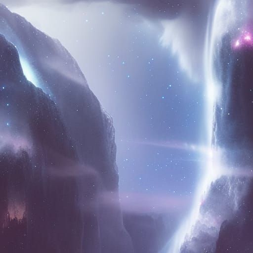 Epic Galaxy: Dramatic Digital Matte Painting