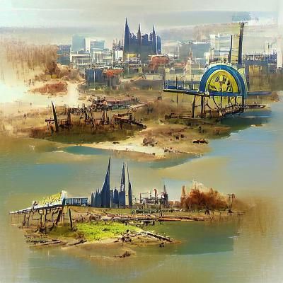 Fallout-Inspired Post-Apocalyptic Cologne Concept Art
