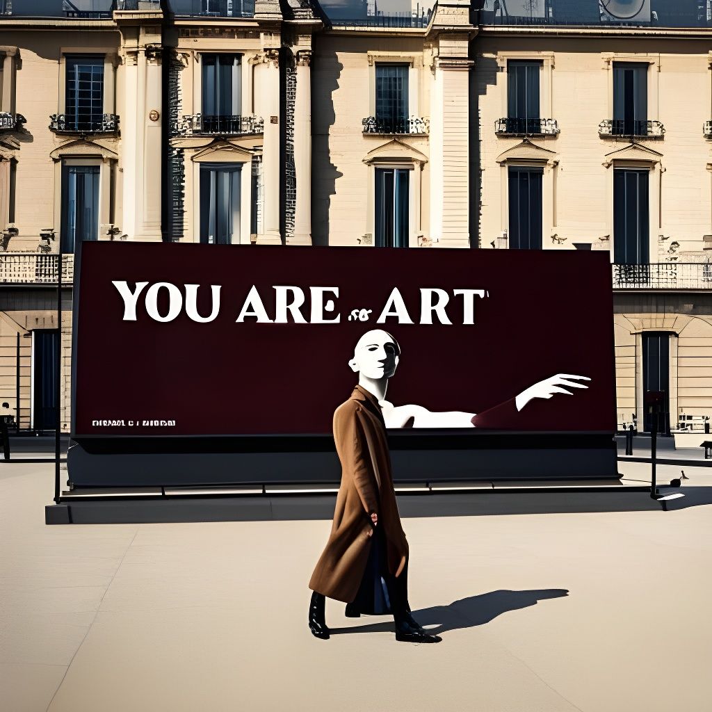 Abstract Painting with Bold Brushstrokes