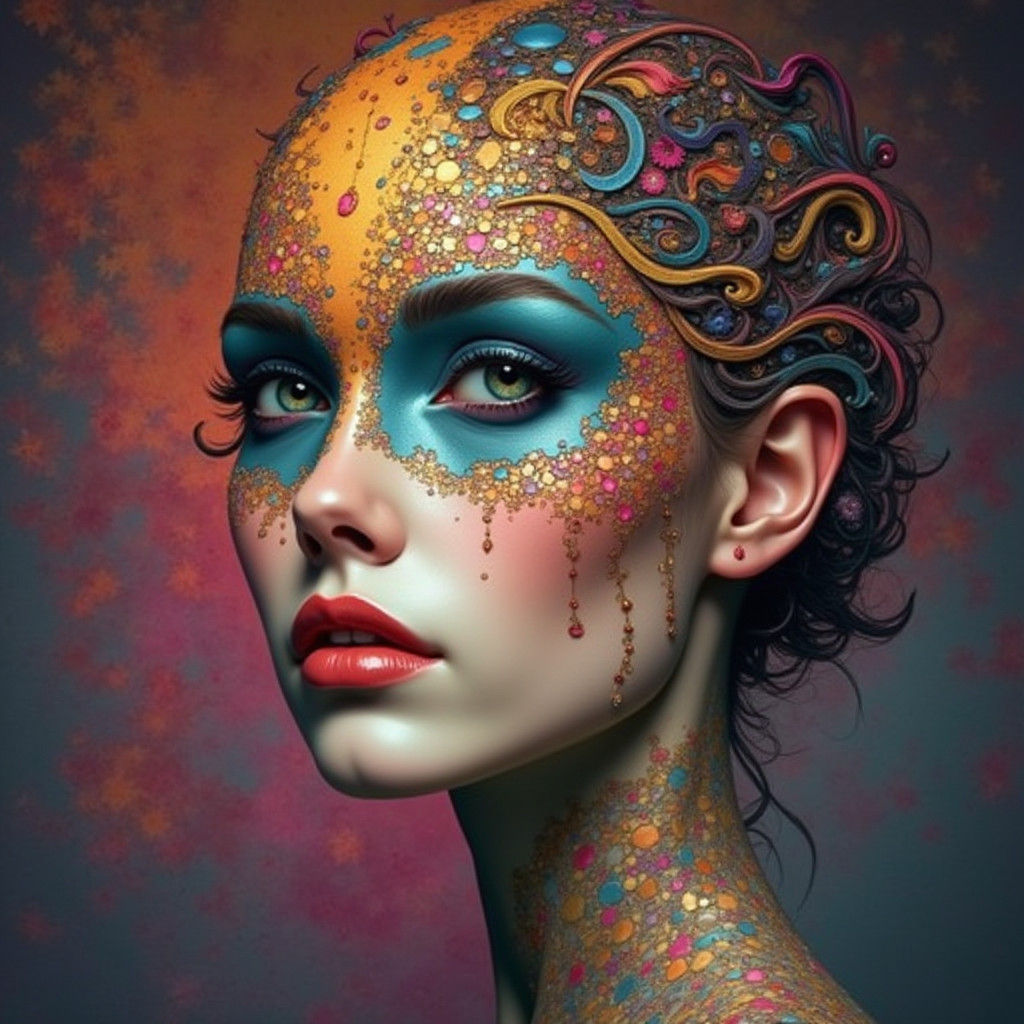 Id, Ego, Super-Ego: A Surrealist Mosaic Portrait