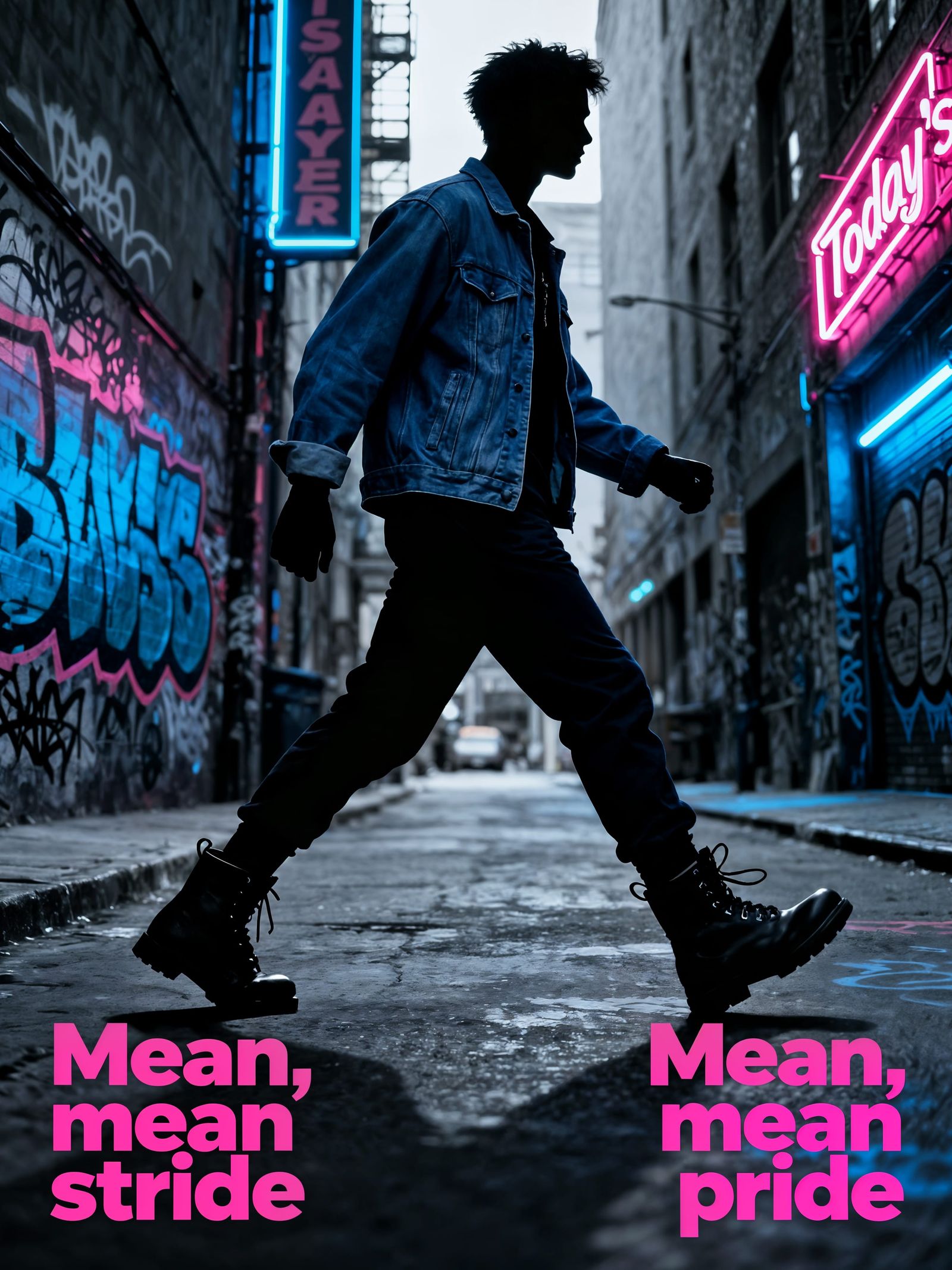 Modern Warrior Striding with Pride