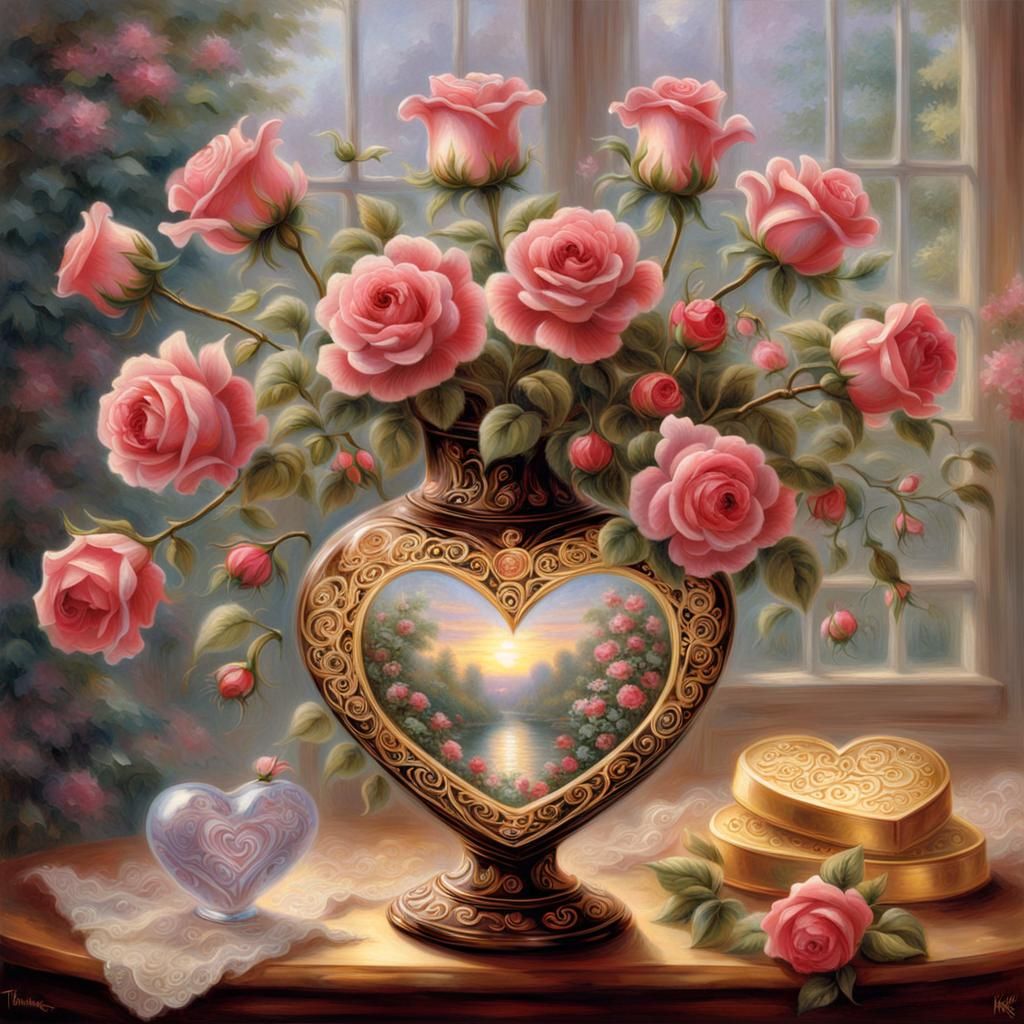 Roses and Chocolates in Ethereal Fantasy Style