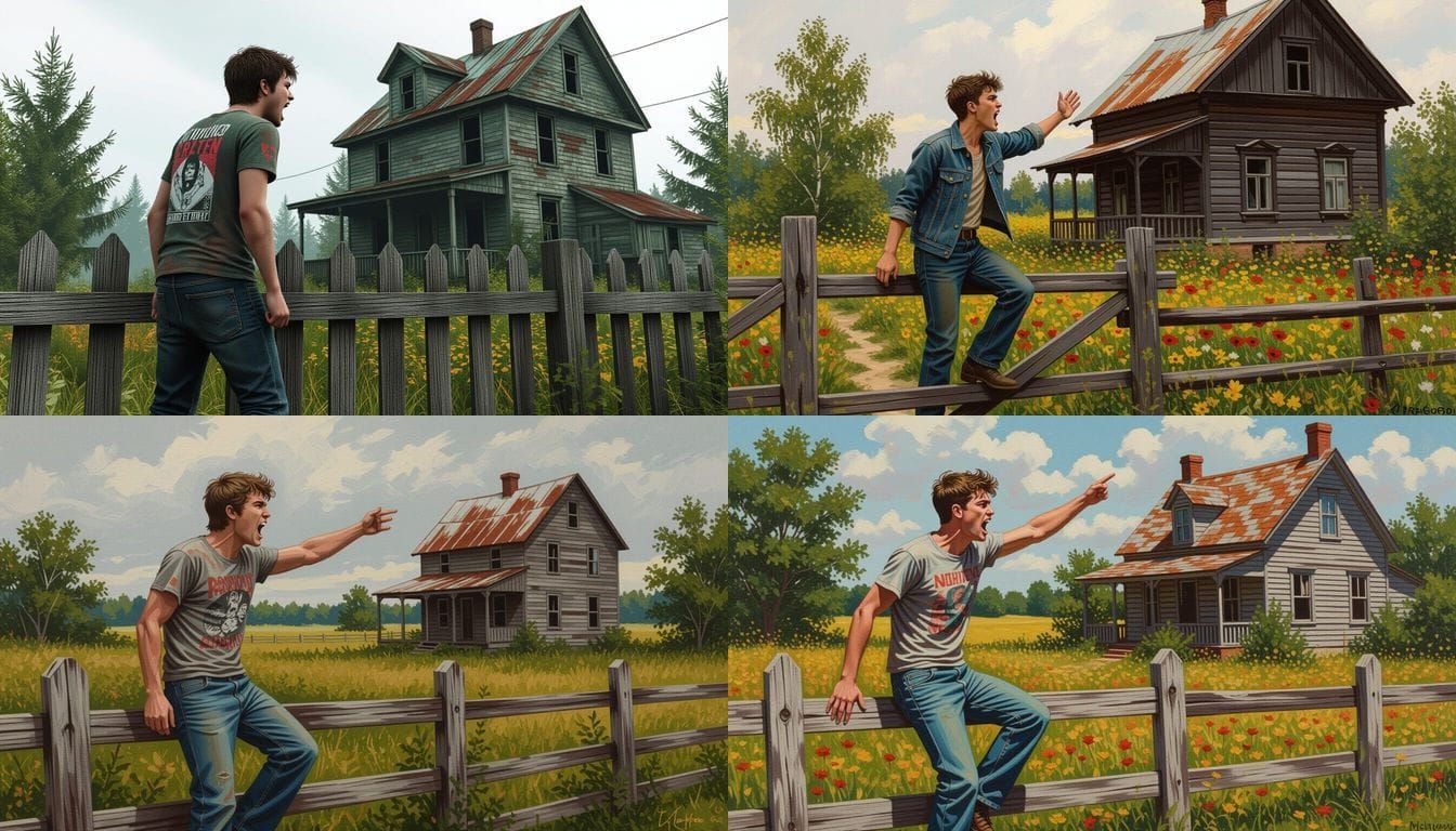 Warning Sign on Fence: Nature vs. Trespassers