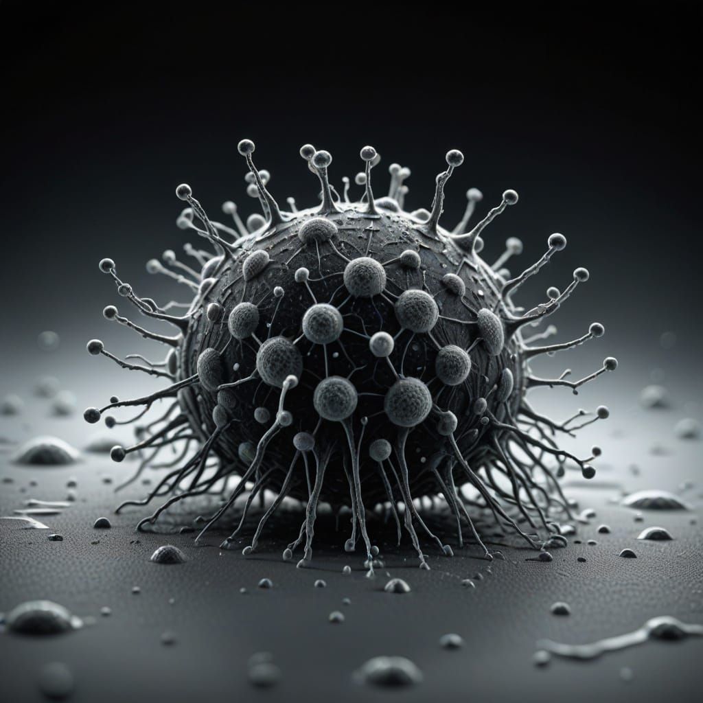 Hyperrealistic Microbe Macro Photography