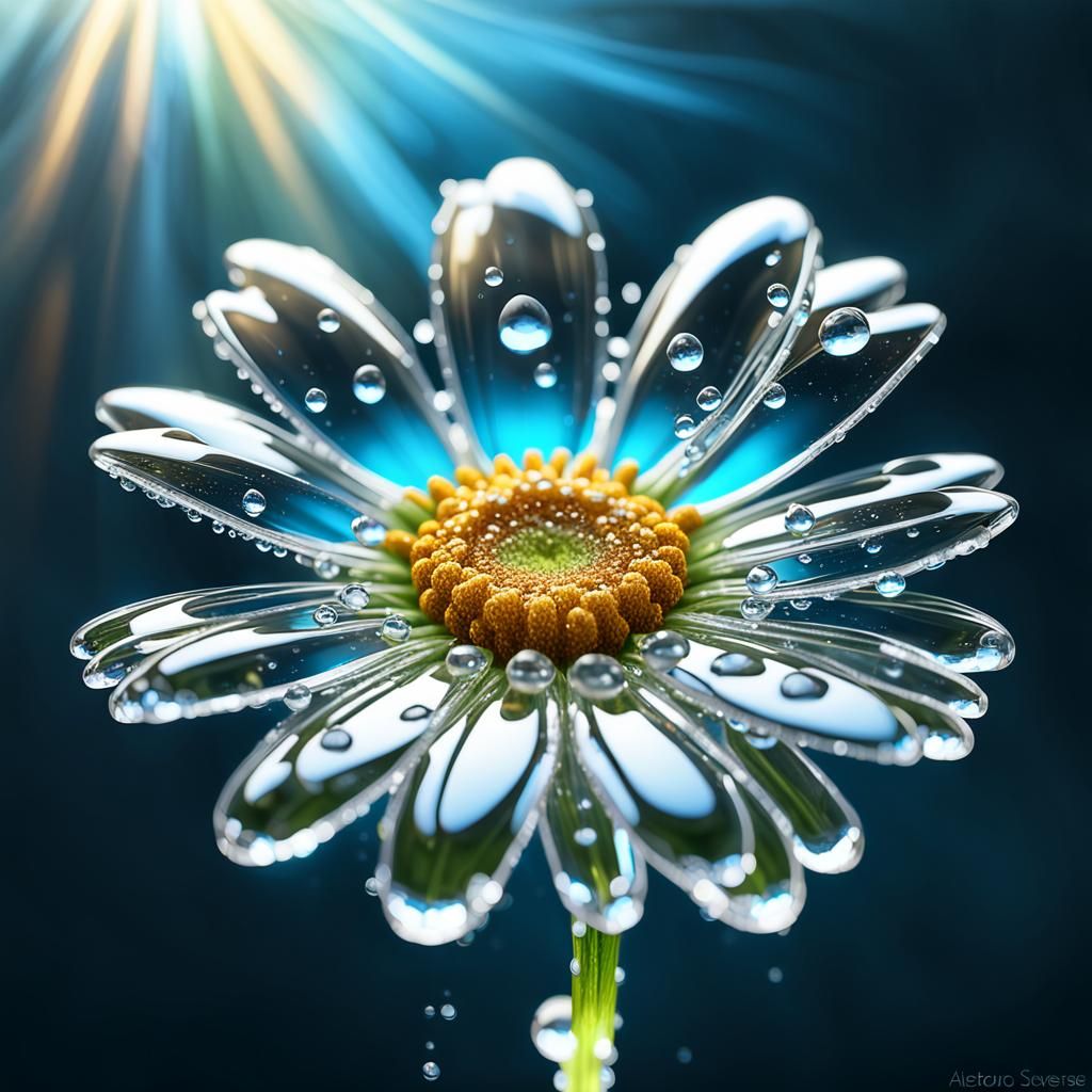 Glass daisy