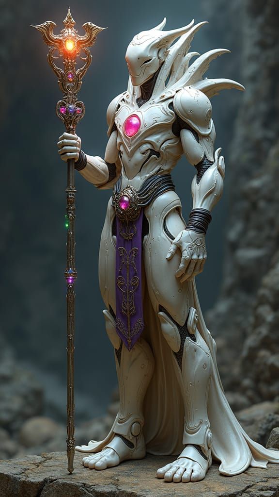 Warforged in Majestic Latticework Armor