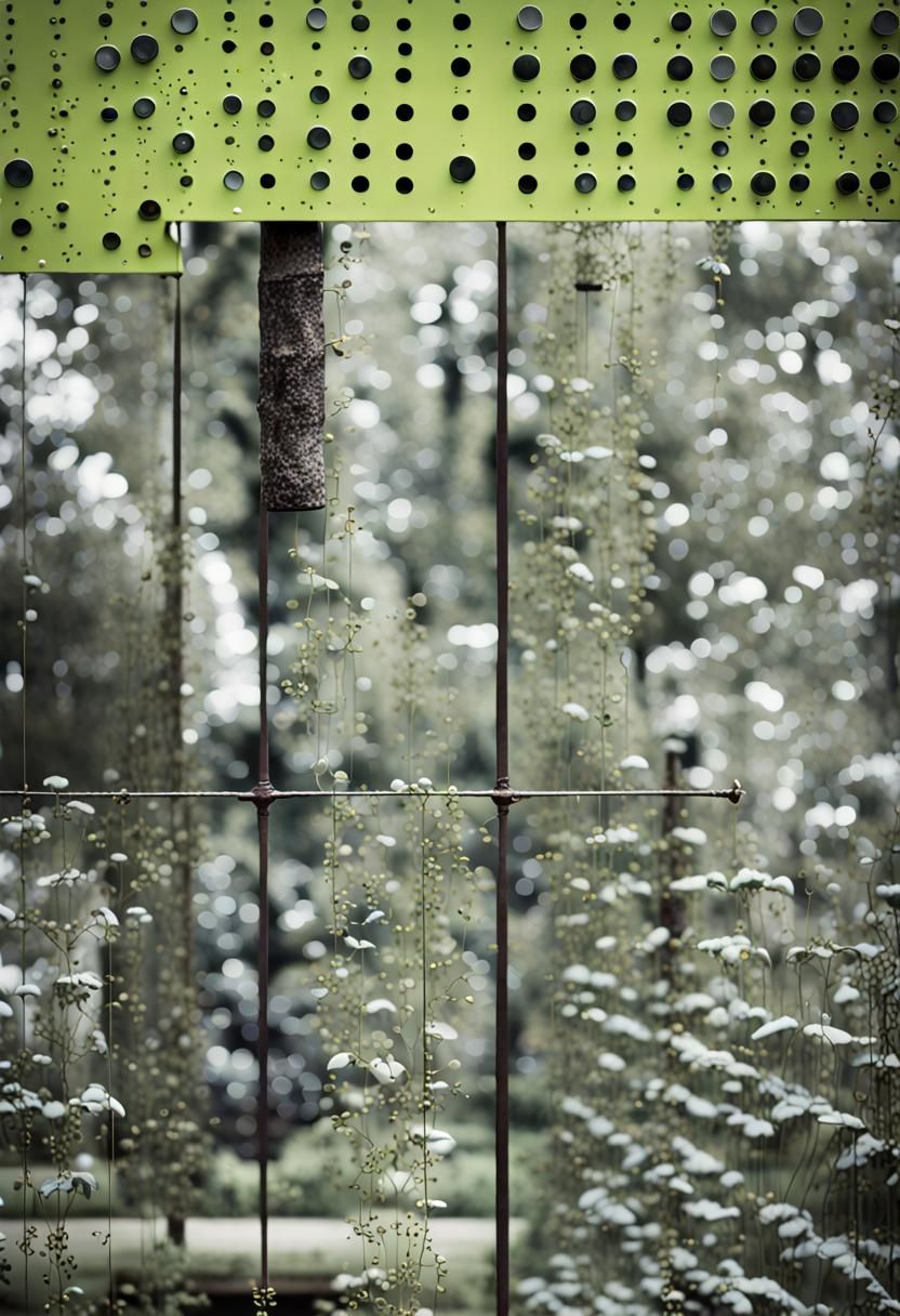 Eerie Situationist Photography with Dot Matrix Effect