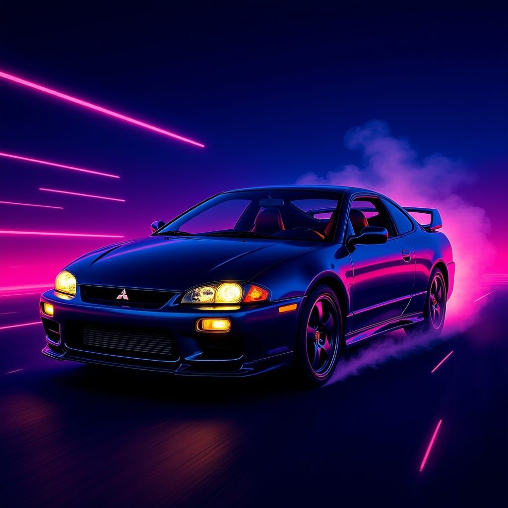 1998 Mitsubishi Eclipse Turbocharged Engine Revving