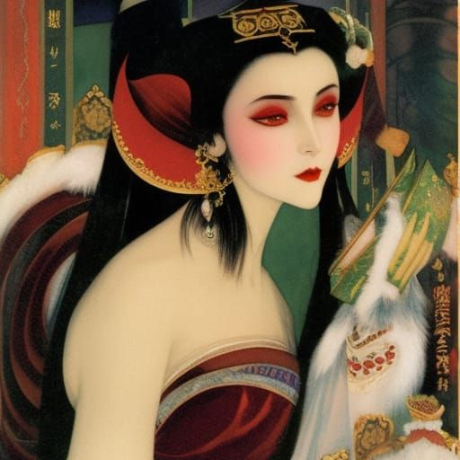 Vampire Lord with Onigiri: Inspired by Vrubel