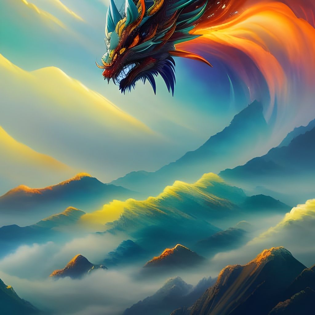 The Dragon Spirit of the mountains