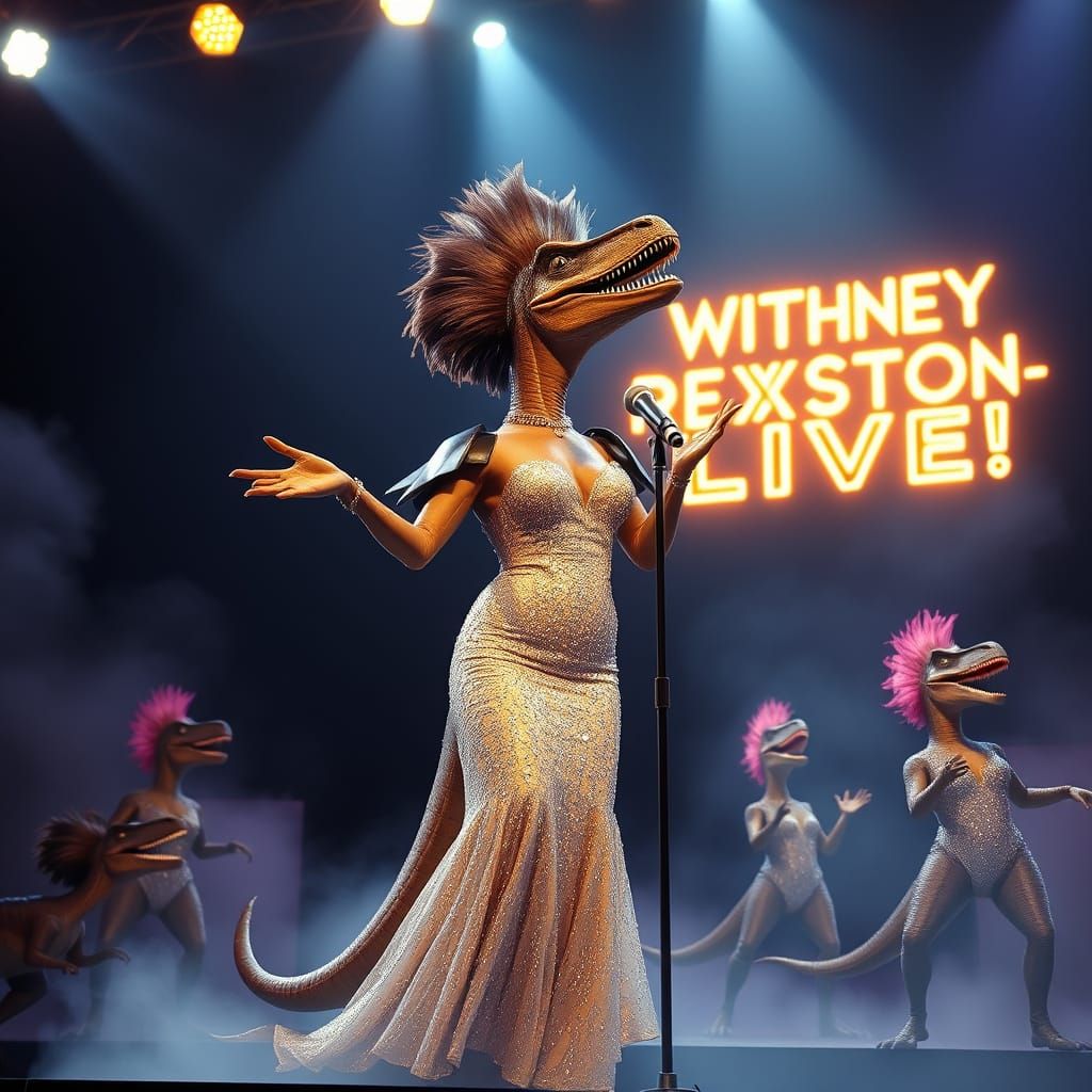 Whitney Rexston: Dinosaur Pop Diva in Concert