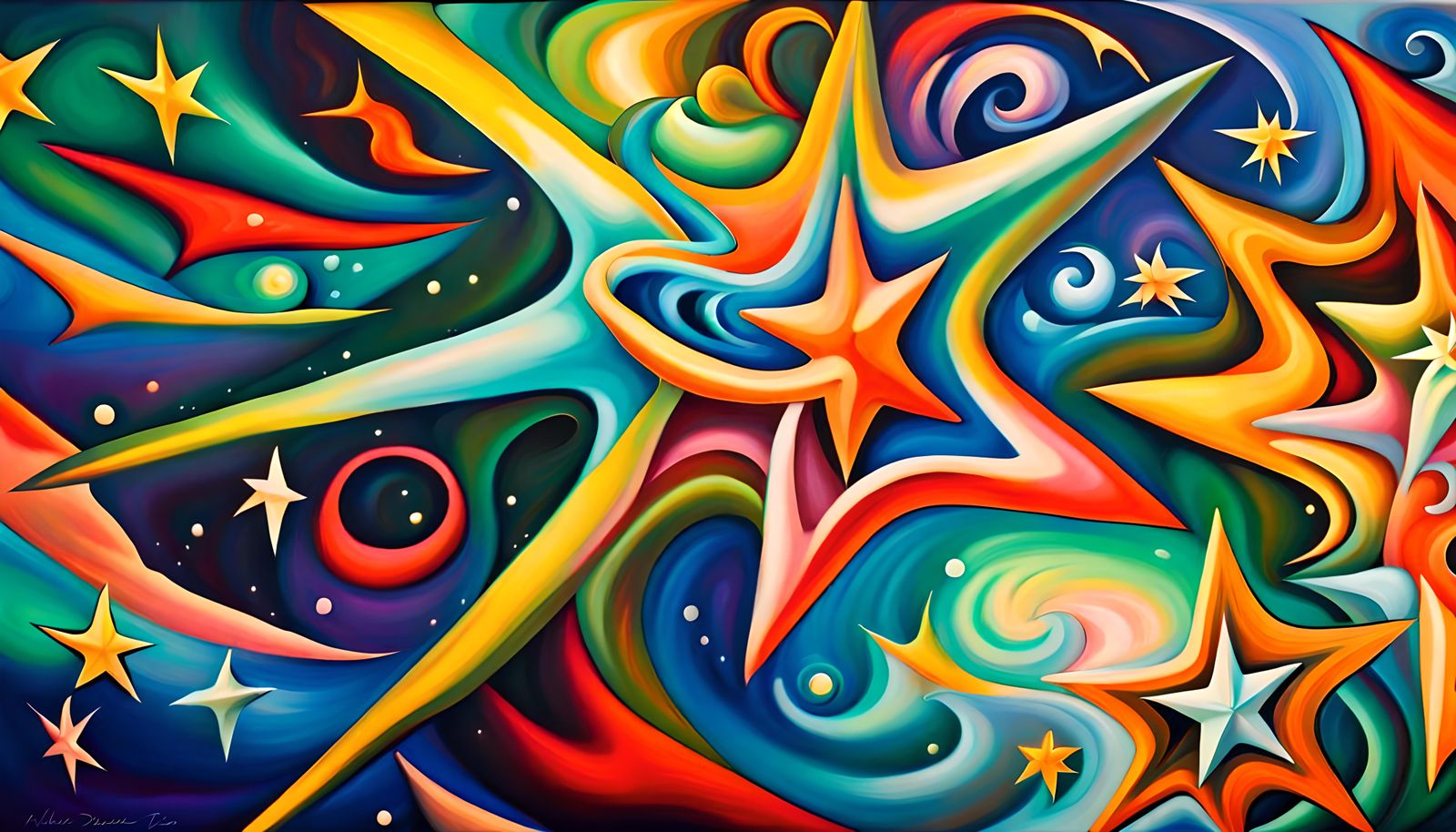 Variegated Star-Beings in Electromagnetic Plasma, Impasto St...