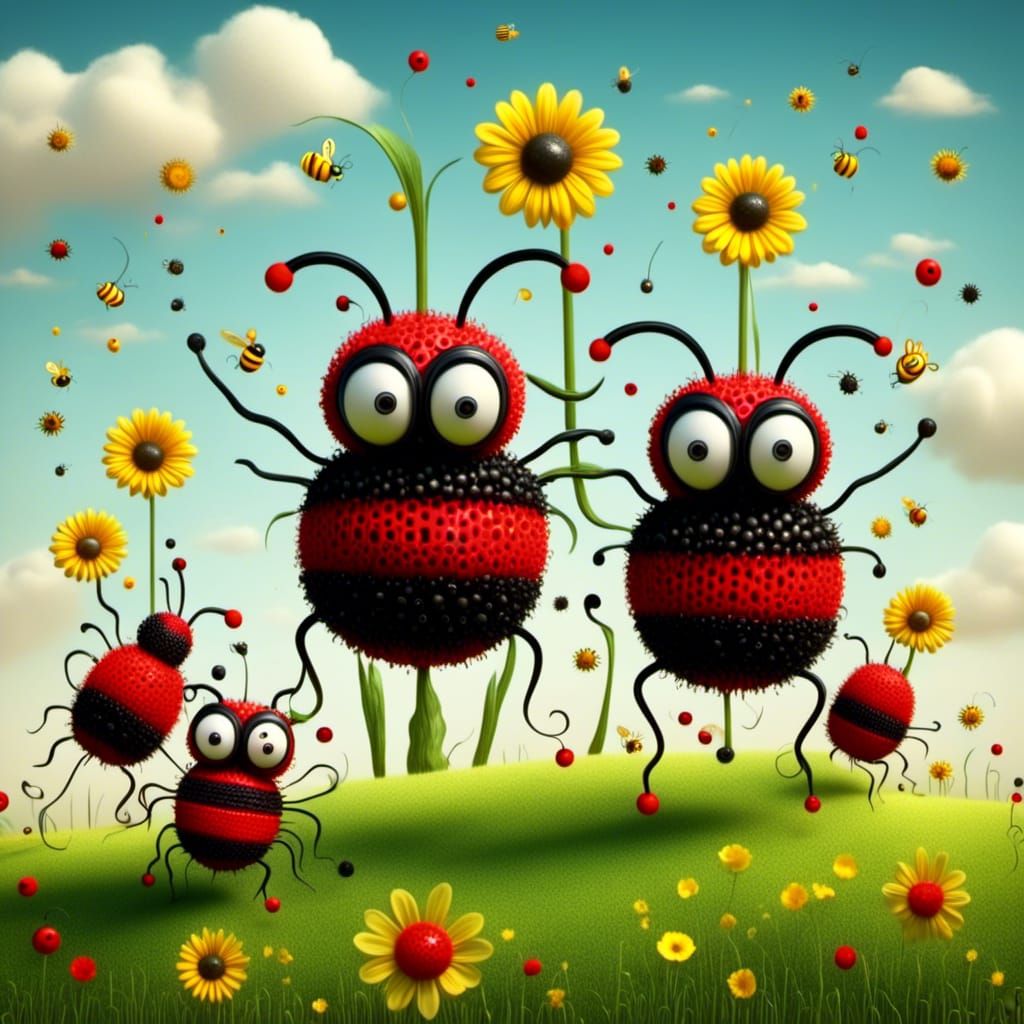 A Moment of Silliness in Surreal Style