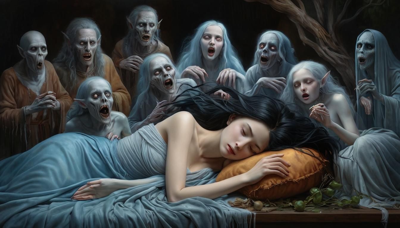 For in that sleep of death what dreams may come.