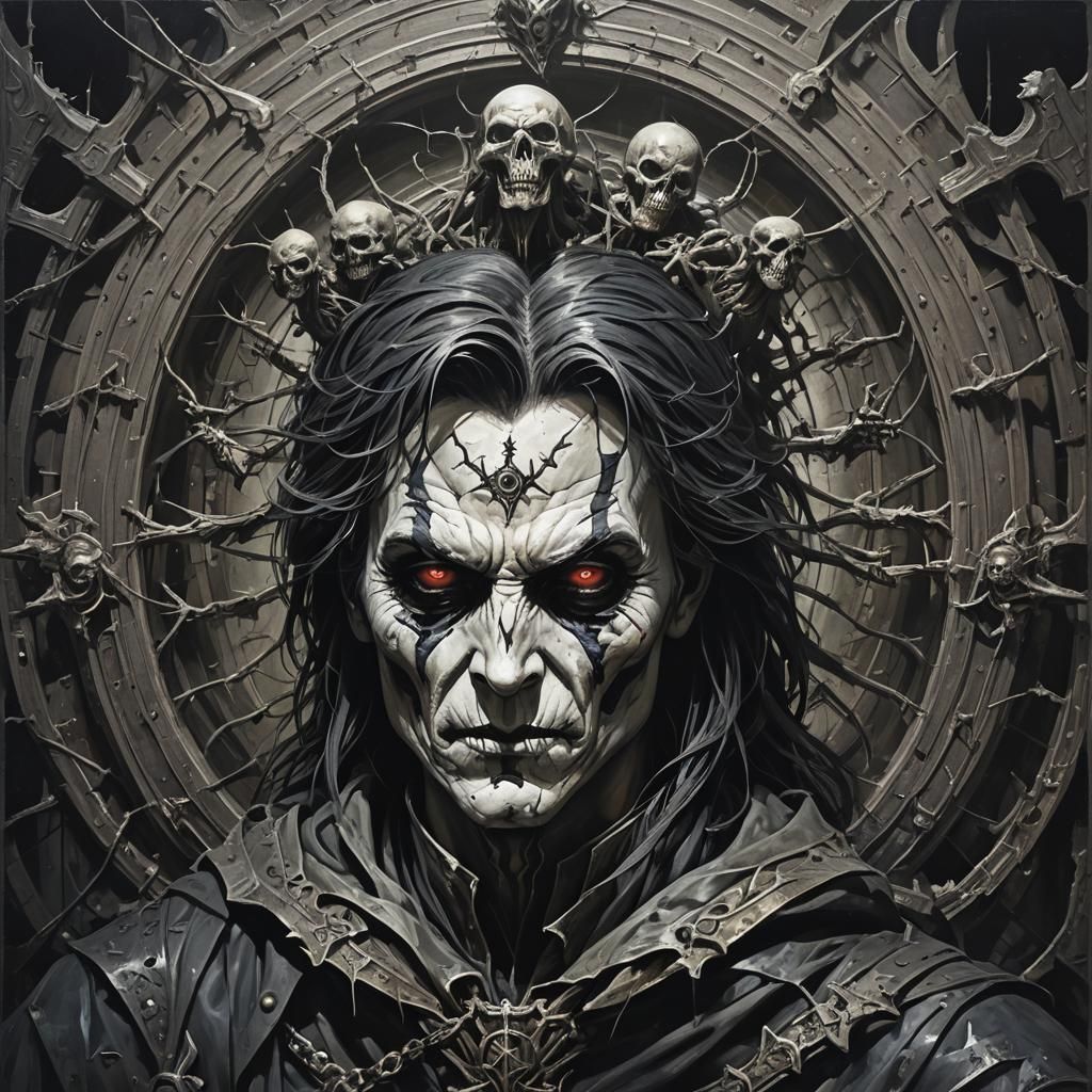 Sinister Parting of Mists: Digital Fantasy Art