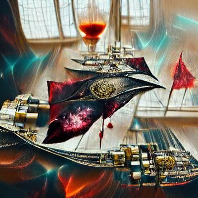 Capital Ship Benediction Sailing to War