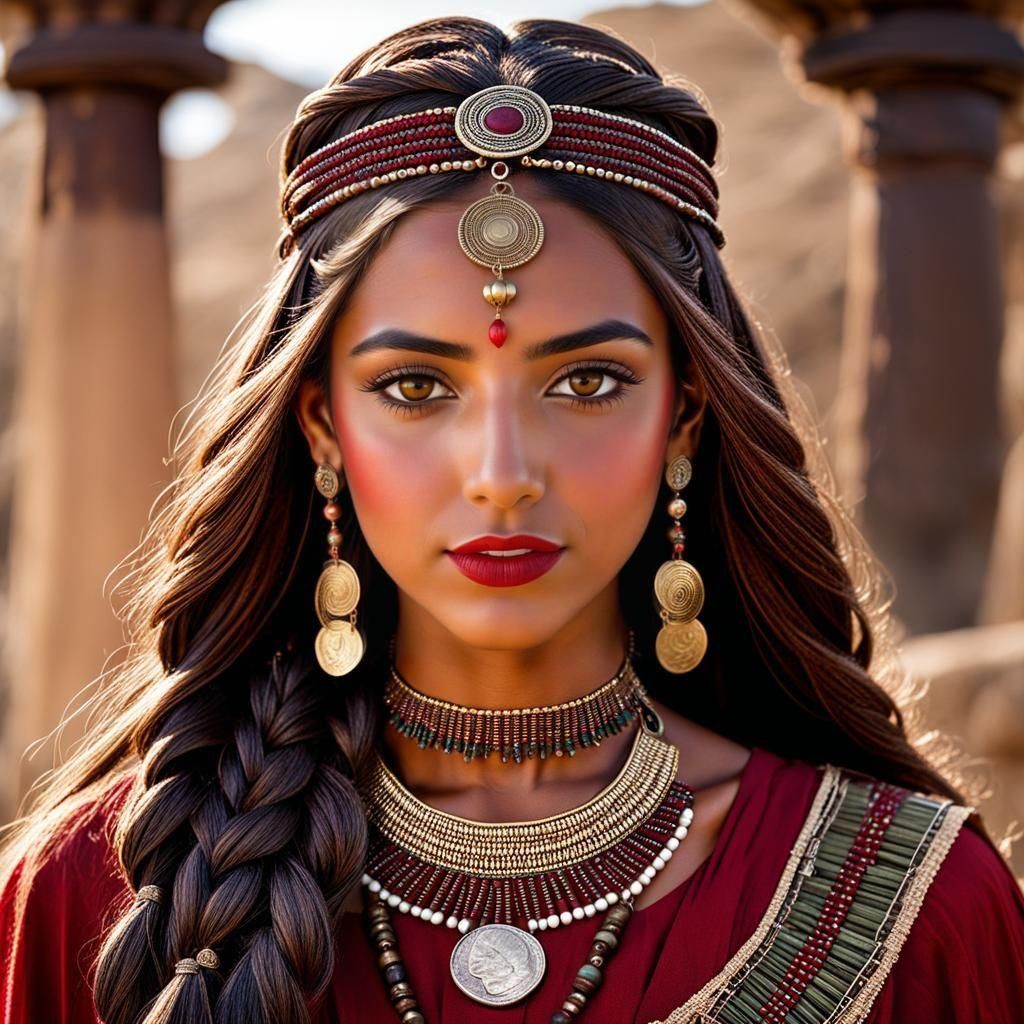 Ancient Canaanite Goddess Anant in Bronze Age Splendor