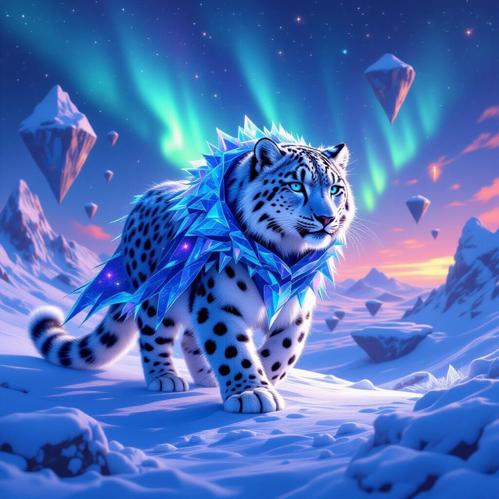 Snow Leopard in a Cosmic Landscape