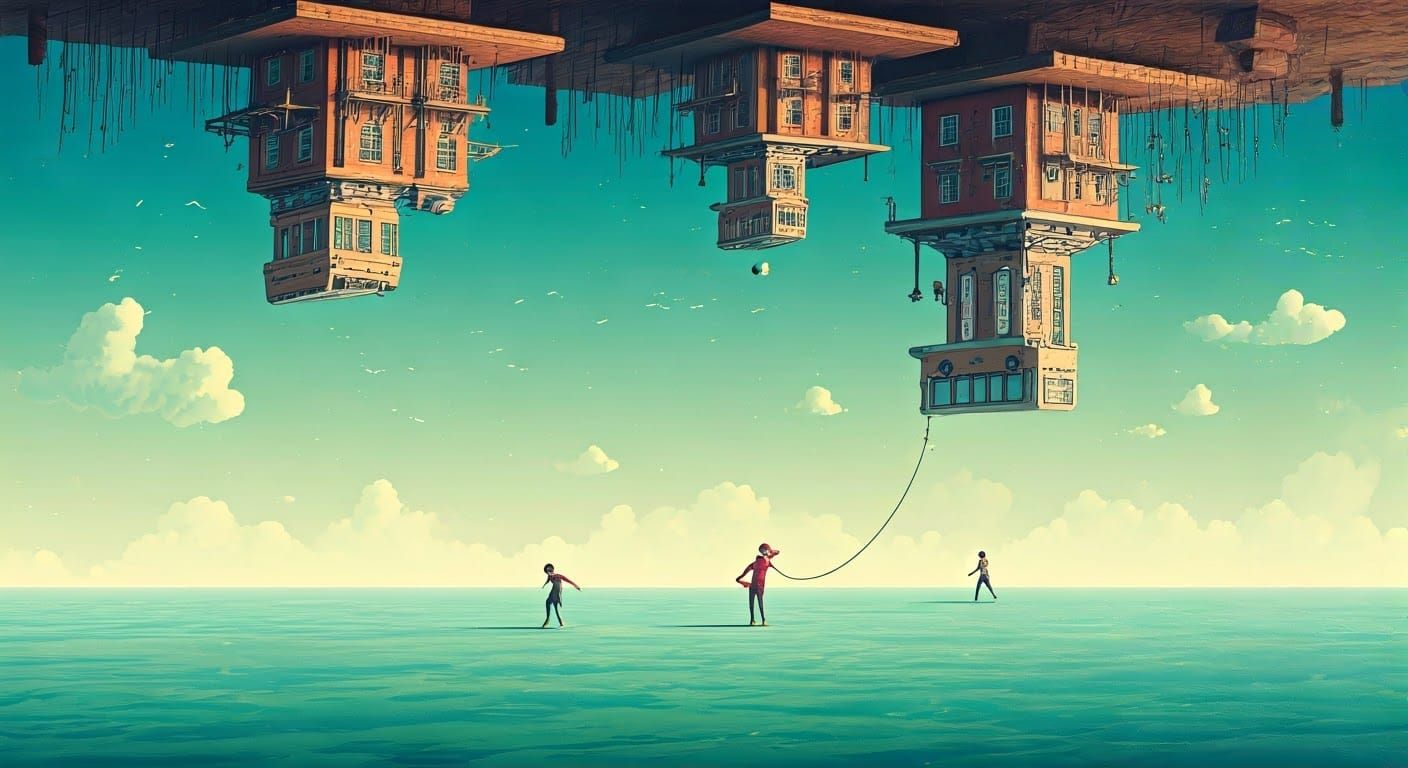 Upside-Down Whimsy in a World Without Gravity
