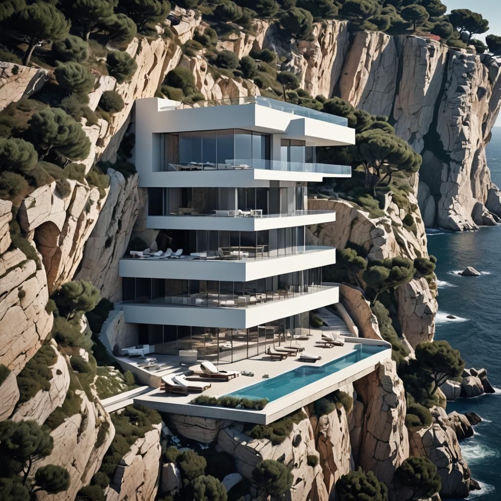 Luxury Italian Cliffside House with Infinity Pool