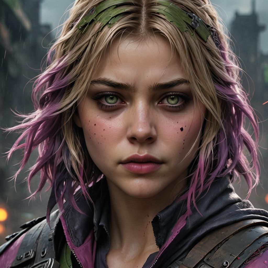 Post-Apocalyptic Hit-Girl Concept Art
