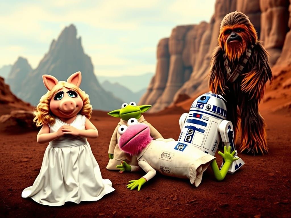 Muppet Star Wars Parody on Alien Planet