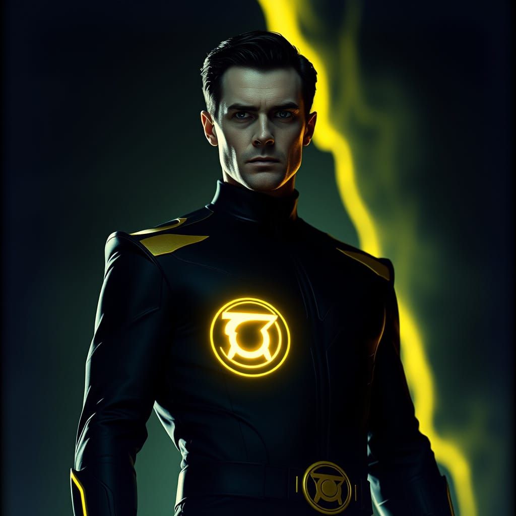 Sinestro, Yellow Lantern, DC Comics, Cinematic Heroic Portra...