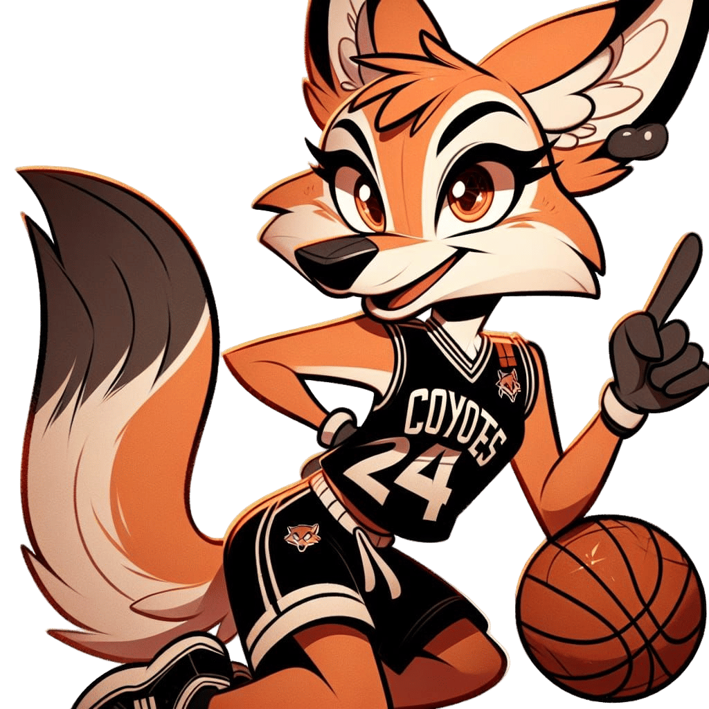 Surreal Cartoon Coyote Revealed in Charismatic Basketball Je...