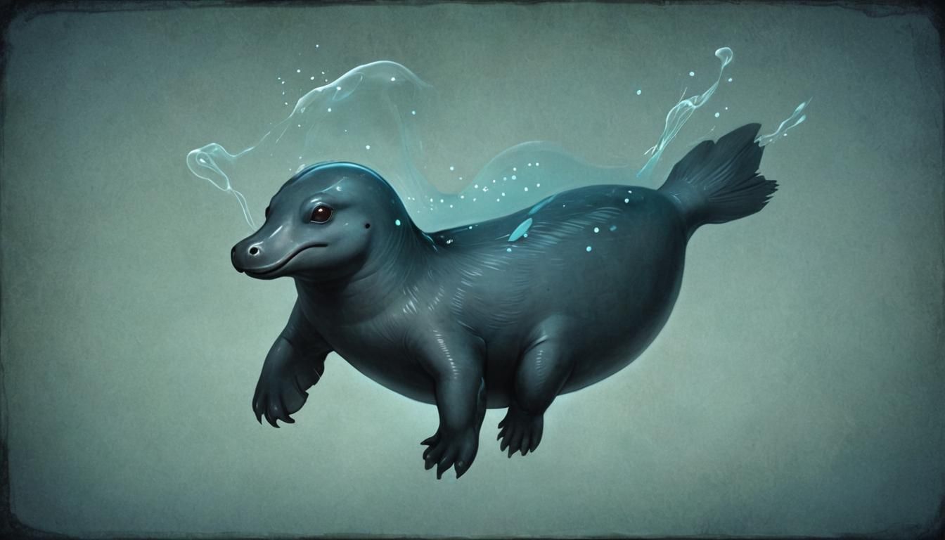 ELECTROLITE GHOSTLY ETHEREAL Platypus dreamy grimdark cel-shaded photo Loish IRENA MANDICH