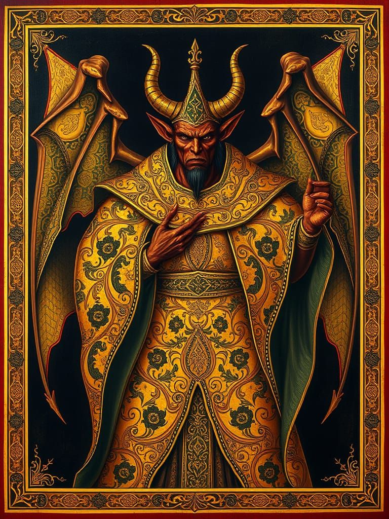 Russian Icon Devil