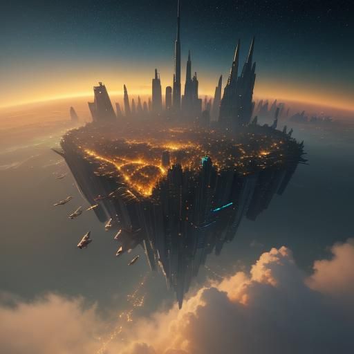 Boundless Metropolis: Dreamy Digital Art in 8K