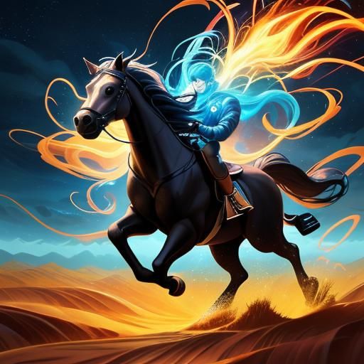 Surreal Horse Race: Losing Horse Wins in Dreamlike Stadium